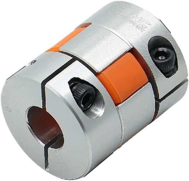 D25L30 Two-Jaw Shaft Coupler Aluminium Motor Flexible Coupling Connector Couple 4/5/6/6.35/8/10/12/14mm(6mm to 8mm)