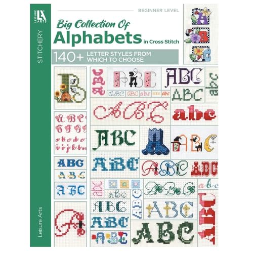 A Big Collection of Alphabets in Cross Stitch