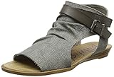 Riemendetail Blowfish Damen Balla Riemchensandalen, Grey Steel Grey Rancher Canvas, 37 EU