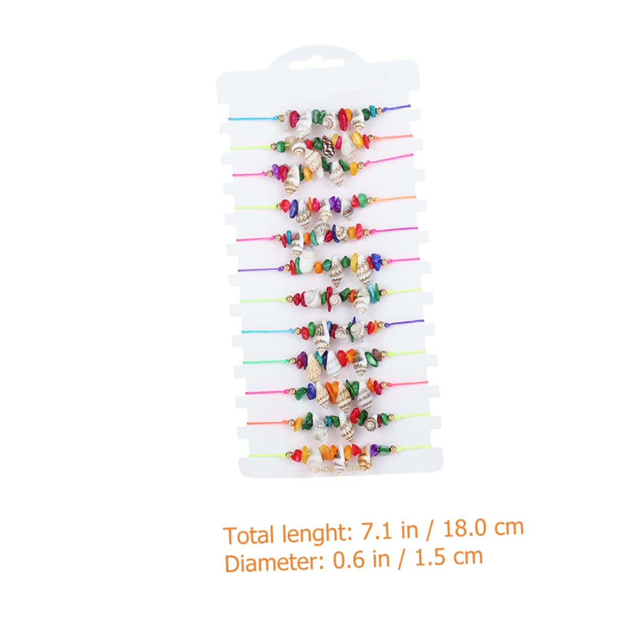 FRCOLOR Tobilleras De Naturales Para Mujer Joyería De Bohemia Y Conjunto De Tobilleras 12 Piezas X 4