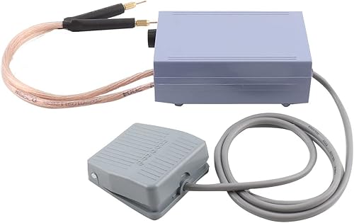 Miniatura 7 de Mini soldador por puntos de batería de 5000 W, máquina de soldadura por puntos de mano, kit de bricolaje para herramientas de soldadura de batería