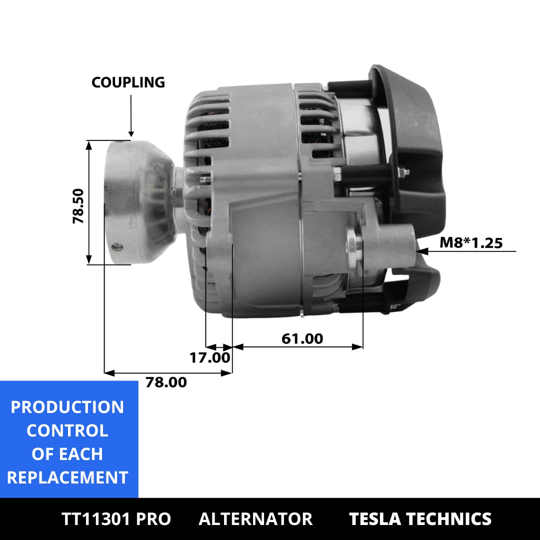 TT11301 PRO alternatore auto 12V, alternatore 120A. Compatibile con FORD, FORD FOCUS, FORD TOURNEO, TRANSIT. Eccellente rapporto qualità-prezzo. Installazione facile e garanzia.