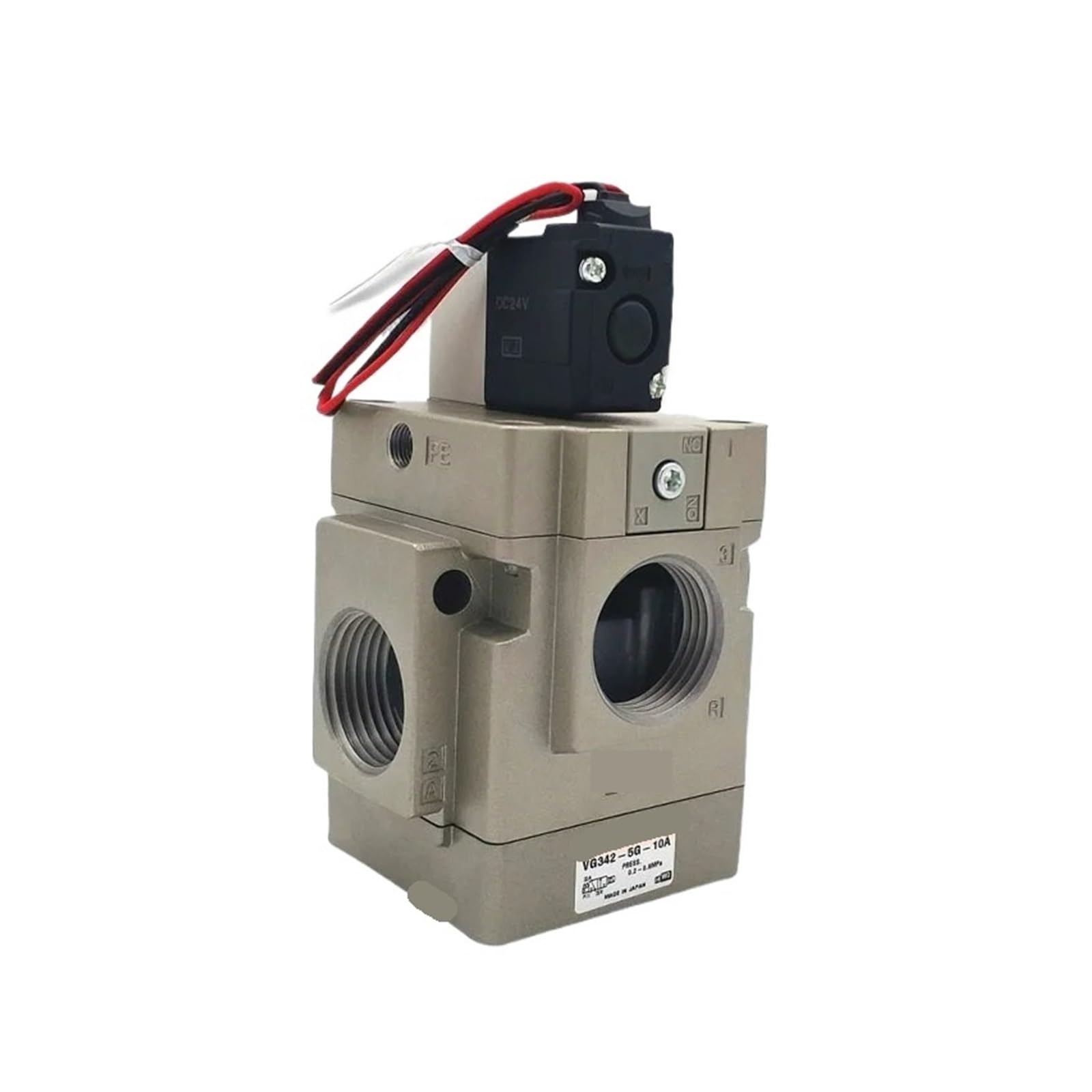 Électrovanne VG342R-5G-10A de type SMC distributeur à commande pneumatique 3/2