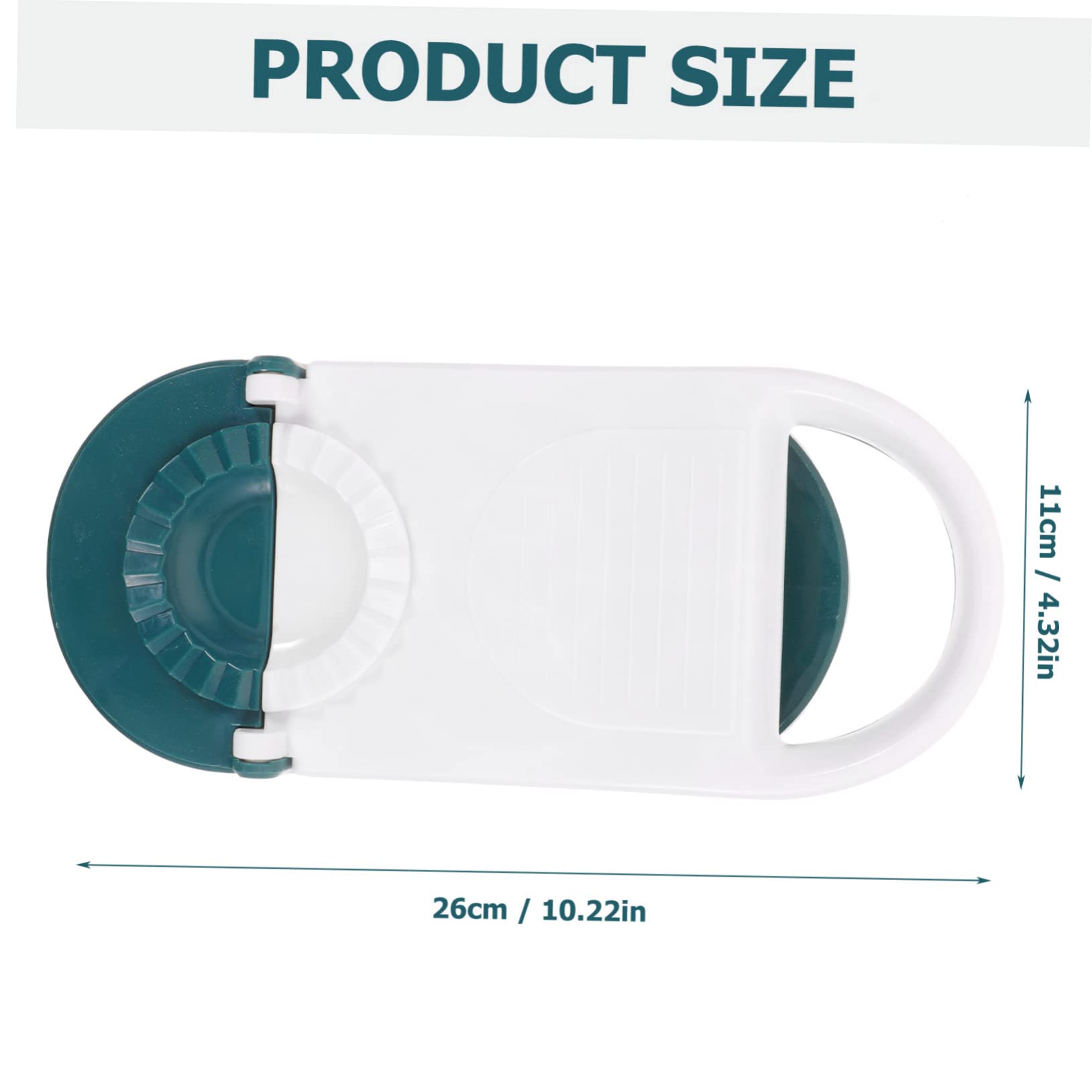 PRETYZOOM Ergonomic Dumpling Presser Multi-function Dumpling Maker Tool for Wrappers Dough Presser