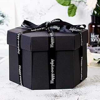 Pcscevcr Explosion Gift Box, Love Memory DIY Photo Album Box, Scrapbook DIY Photo Album Surprise Box for Birthday Wedding Anniversary Couples Gifts