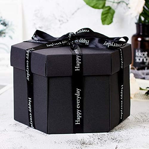 Pcscevcr Explosion Gift Box, Love Memory DIY Photo Album Box, Scrapbook DIY Photo Album Surprise Box for Birthday Wedding Anniversary Couples Gifts