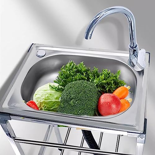 Évier en acier inoxydable durable avec station de lavage compacte - 3