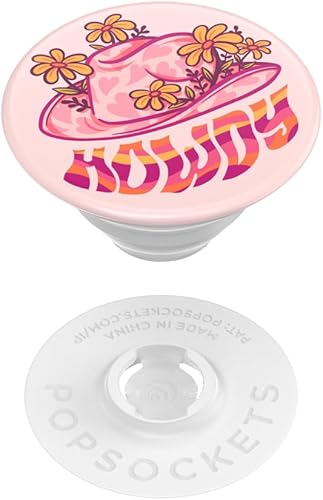 Vista 119 de PopSockets Agarre para teléfono con soporte expandible, agarre adhesivo - plateado 45 Rom