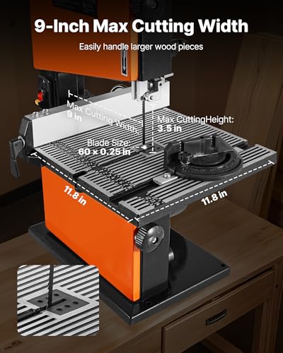 VEVOR 9-Inch Woodworking Band Saw