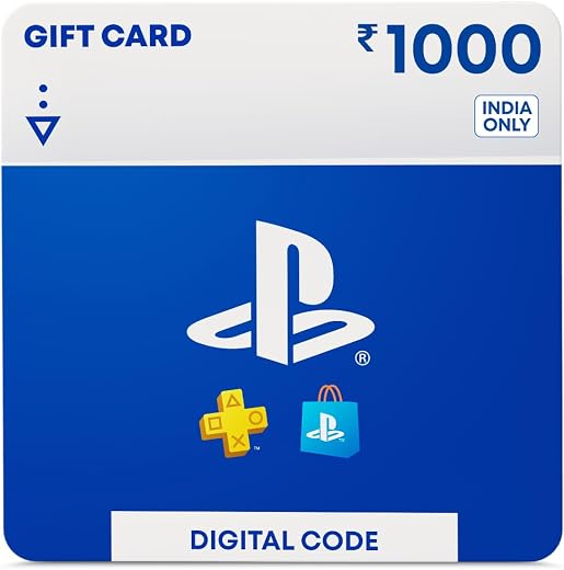 Rs.1000 Sony PlayStation Store Gift Card (Email Delivery in 1 hour- Digital Voucher Code)