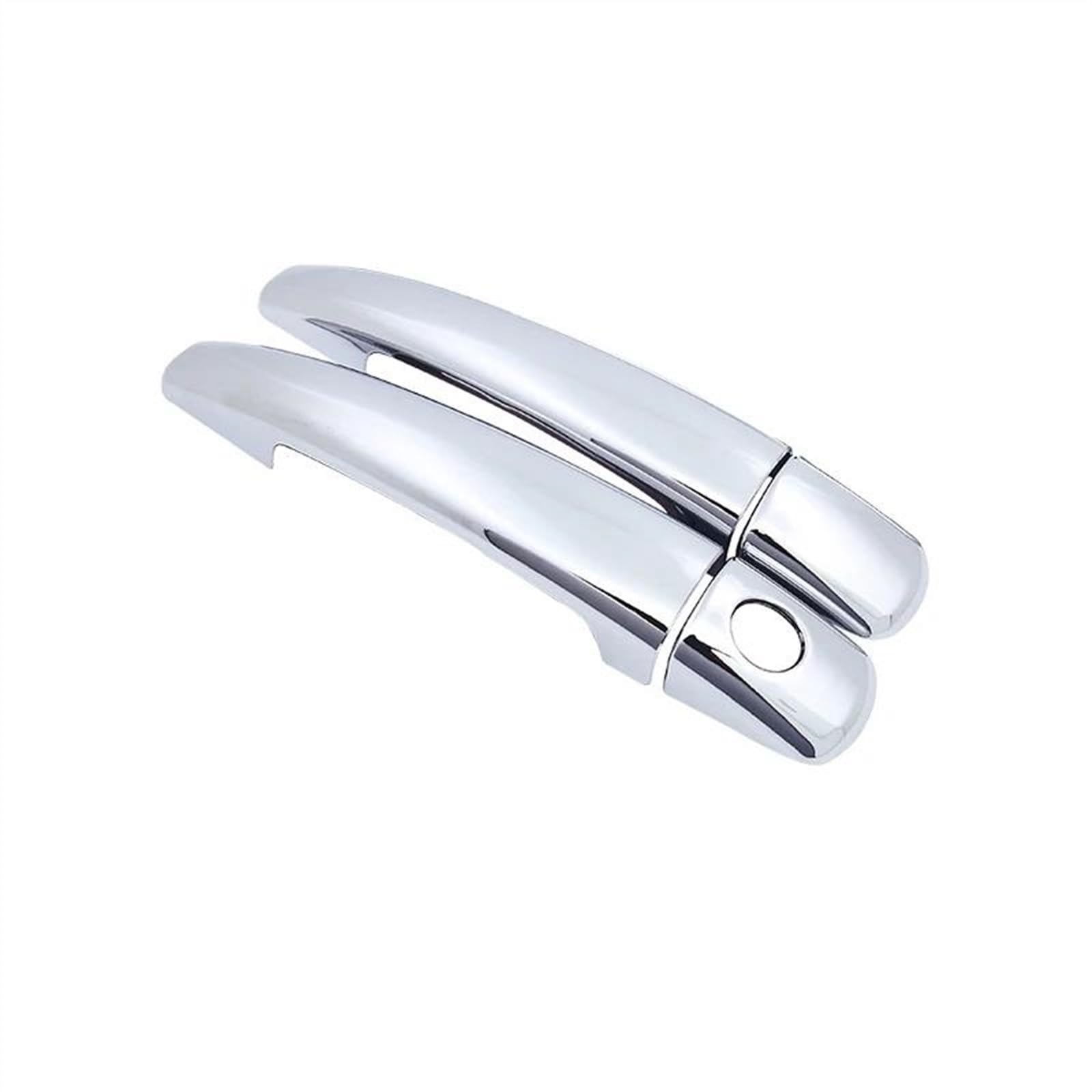 Noheeu A Chrome Handles Cover Trim For Peugeot 208 Mk1 2012~2018 Car Ccessories Stickers Styling 2013 2014 2015 2016 2017(A)