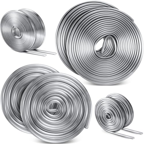 MorningRo 12 ft 5/64" Round U Hobby Came and 12 ft 3/16'' Round H Lead Came for Stained Glass for Stained Glass Supplies Projects Suncatchers Panels Windows Crafts Gallery