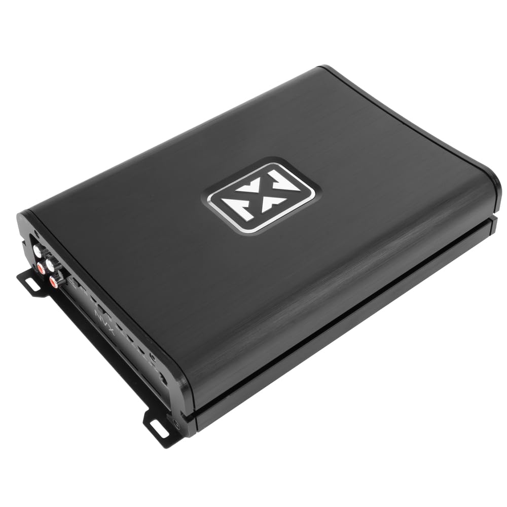 NVX VAD17001 - Amplificador monobloque 1-Ch Clase D 3400 W máximo, 1700 W RMS de alta potencia, 1/2/4 ohmios, estable de paso bajo, impulso de graves, perilla de graves de subwoofer remoto, para