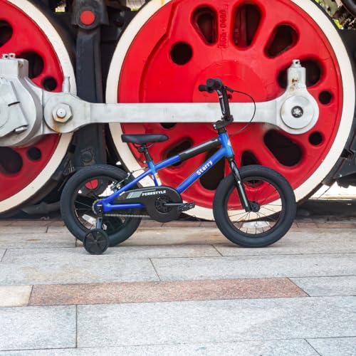 Image of 12 14 16 18 Inch Kids Bike BMX Style Bicycle with Training Wheels Coaster Brake for 2-10 Years Old Toddlers Boys Girls Multiple Colors