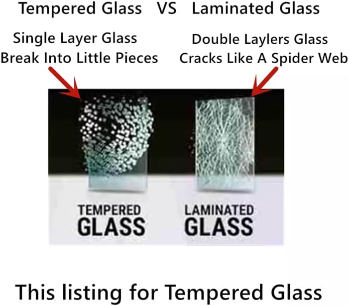 Tempered Driver Left Side Front Door Window Door Glass Compatible with Dodge Dodge Ram 1500 2009-2018 &1500 Classic 2019-2024 & 2500 3500 2010-2025 & 3500Cab/Chs 4500 5500 2011-2025 4-Door Models