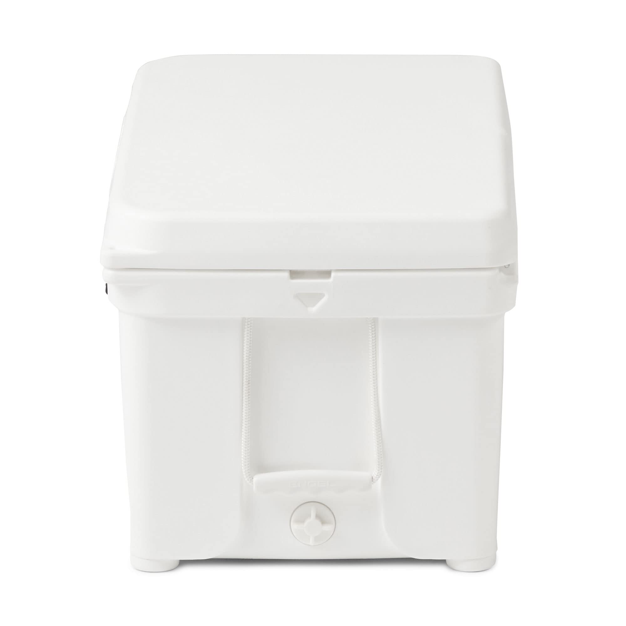 Engel ENG85 76 cuartos de galón de alto rendimiento y bajo perfil enfriador duro y caja de hielo blanco