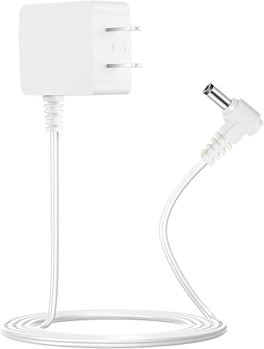 Tonton Cargador de 5 V y 6.6 pies para monitor de cámara HelloBaby HB6550, HB65, HB50, HB40, HB6250, adaptador de cable de alimentación para monitor