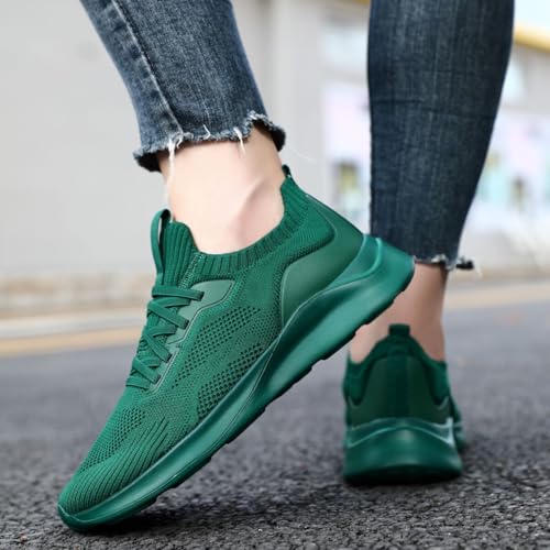 Image of DLWKIPV Womens Slip on Walking Tennis Shoes for Women Work Running Athletic Gym Sports Sneakers Lightweight Casual Shoe