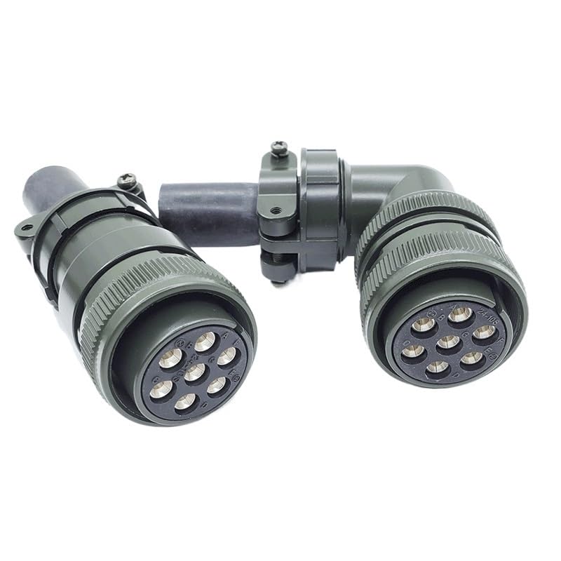 Prise 7 broches 3108A 24-10S à 180 degrés pour connexion électrique de remorque