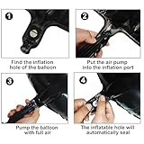 Space Themed Balloons Birthday Decorations - 9 Pieces Outer Party Decoration Set with 3D Spaceship, Large Cute Astronaut Rocket and 4D Earth Foil Balloon for Happy Birthday Party Supplies - Image 4