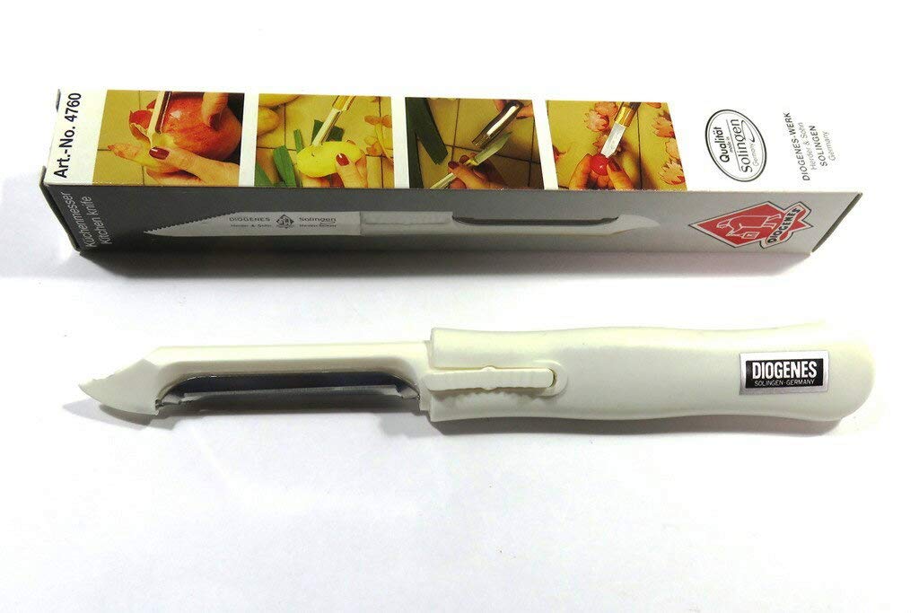 Amazon.co.jp: Diogenes(Germany) Economy Peeler Knife, 1 = 2, White