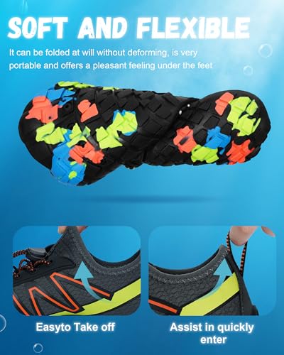 Image of Hike Barefoot Shoes Women Men,Wide Toe Water Shoes 2025 New Breathable Grounded Footwear Non-Slip Fashion Hiking Shoe for Walking Swim Pool Beach Outdoor Water Sports