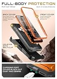 SUPCASE etui na iPhone 17 Pro 6,3" z przyciskiem sterowania aparatem, Outdoor etui 360 stopni Bumper z magnesem [Unicorn Beetle Pro] z ochroną ekranu, podstawką i klipsem do paska 2025 (koralowy)