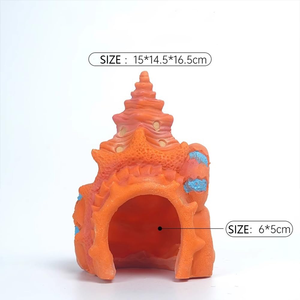 GeRRiT Artificial Aquarium Coral Ornament Plastic Fish Tank Plants Decoration for Aquarium Landscape,Aquarium Decoration Cave - Image 2