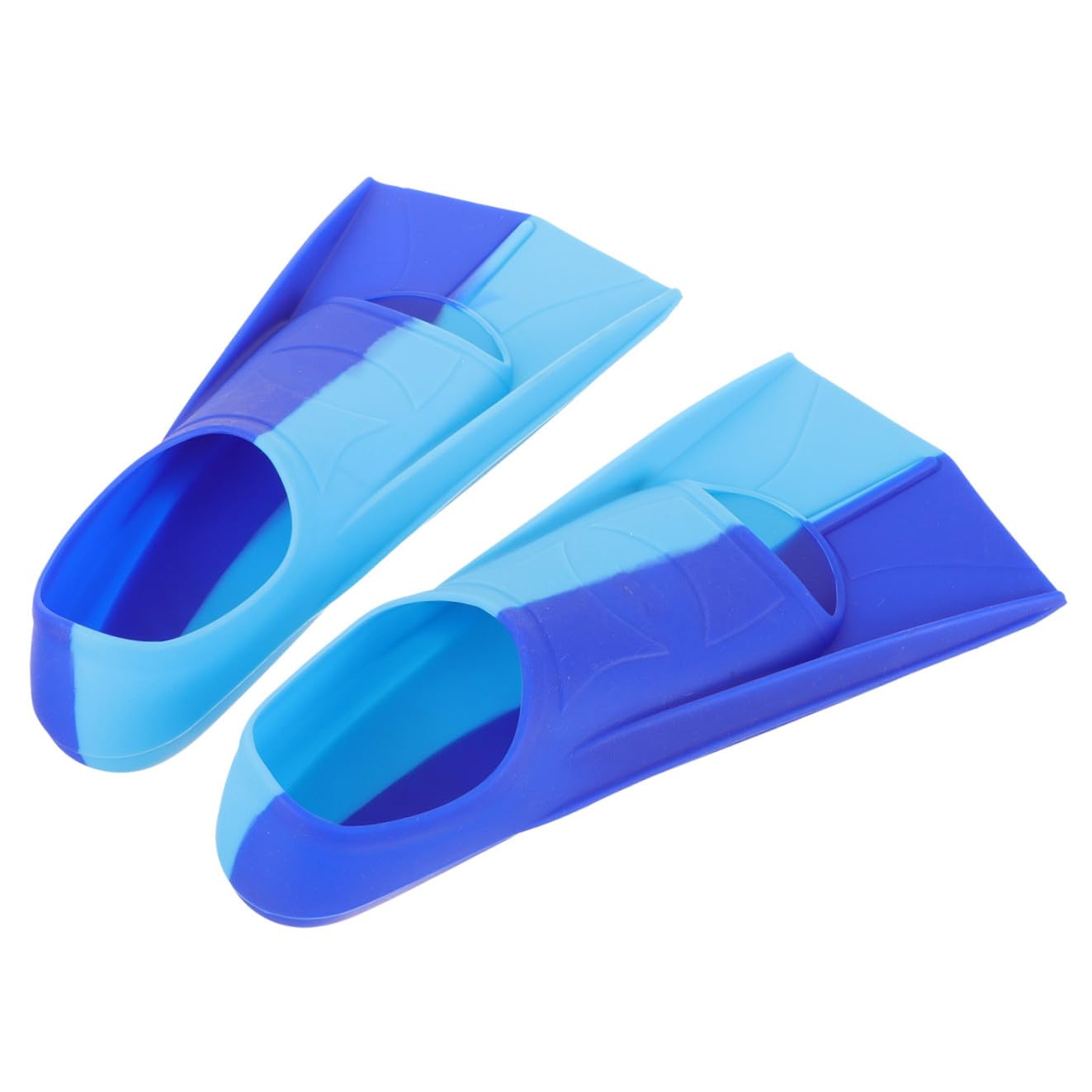 1 Paar Verstellbare Schwimmflossen für Erwachsene Kurze Taucherflossen Flexiblem Silikon für Schwimmtraining und Tauchen