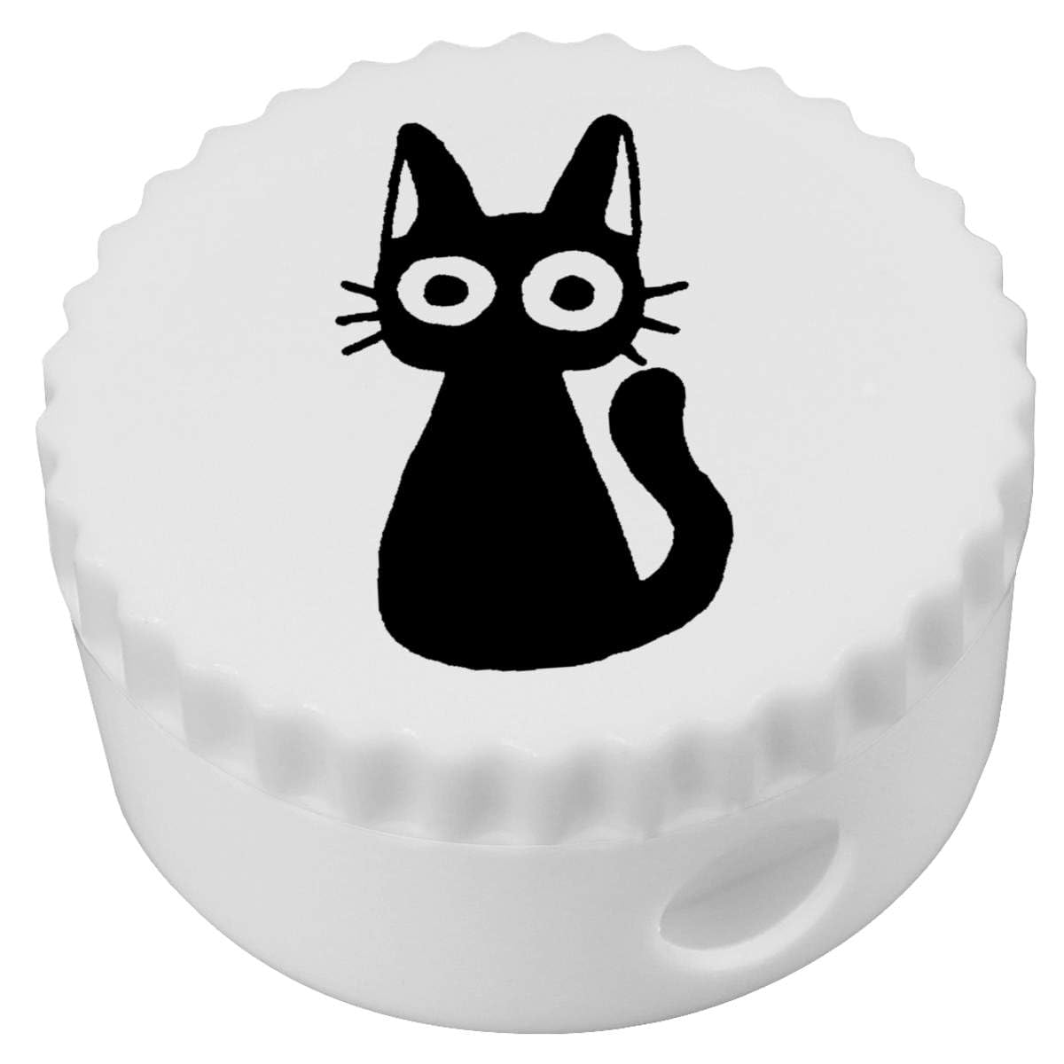'Wide Eyed Cat' Compact Pencil Sharpener (PS00019795)