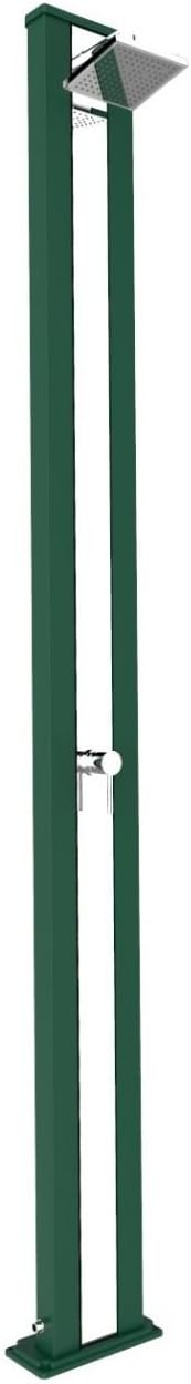 Shower External Solar Heating Spring S Blue and Stainless Steel