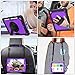 SEYMAC stock Case for iPad 9th/ 8th/ 7th Generation 10.2'', Shockproof with Screen Protector, Pencil Holder [360° Rotating Hand Strap] & Stand, for iPad 10.2 inch 2021-2019 (Purple+Black)