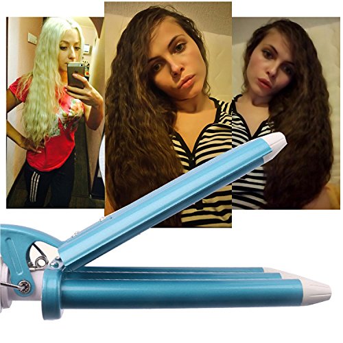 SexyBeauty 5 Barrels Titanium Ceramic Hair Styler (Blue)