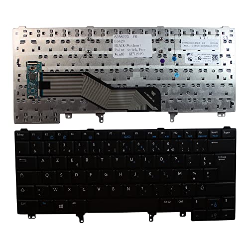 Clavier de remplacement pour Dell 0FWX6X réparer un ordinateur portable noir
