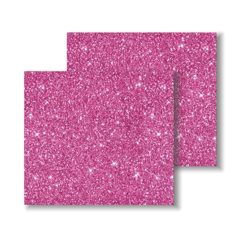 Image of Acrylic Sheets Both-Side Glitter Acrylic Sheets 1 /8 Thick for Laser Cutting Engraving Plexiglass Sheets for Art Design Crafting DIY Home Decore Festival Ornaments (2, Pink, 12x12inch)