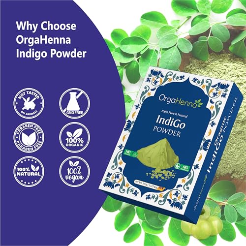 Polvo índigo 100 % puro para cabello 100g miniatura 3