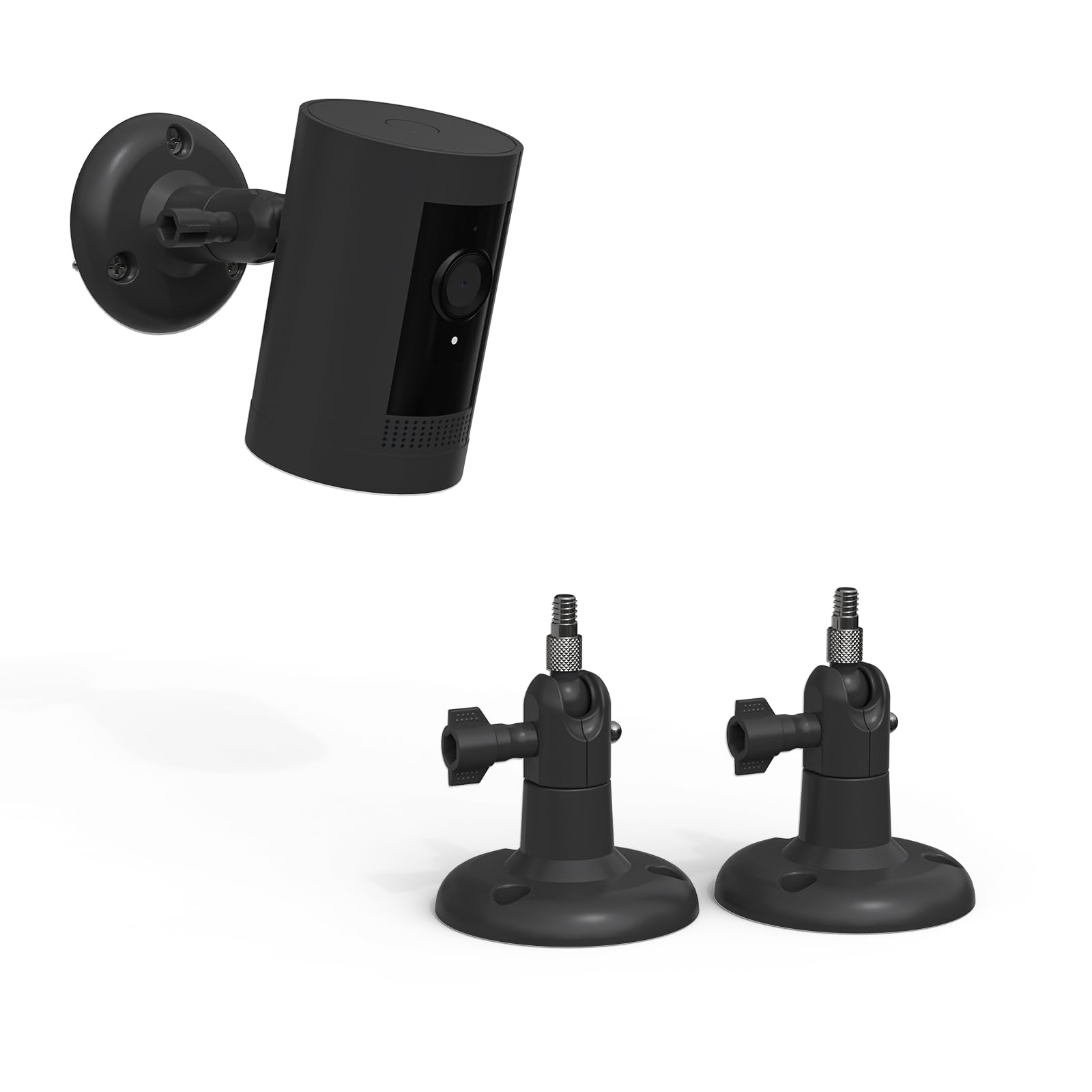 Support De Poteau Universel HOLACA - Compatible Arlo, EufyCam, Reolink - Diamètre Réglable 1,96 à 7,87 Pouces - Blanc
