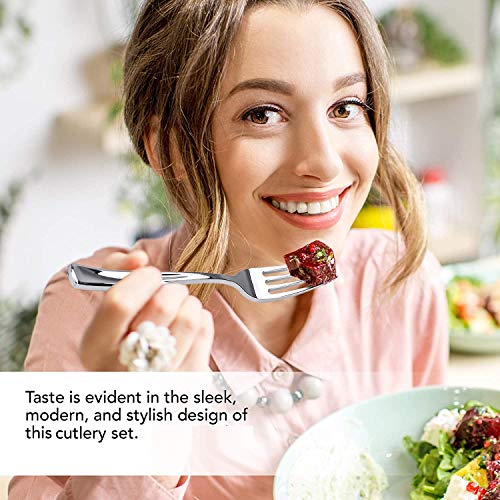 Stock Your Home 125 Disposable Heavy Duty Plastic Forks, Fancy Plastic Silverware Looks Like Real Cutlery - Utensils Perfect For Catering Events, Restaurants, Parties And Weddings (Silver) #TOP5