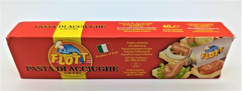 Amazon | 60g 2本 アンチョビ ペースト/イタリアから直輸入