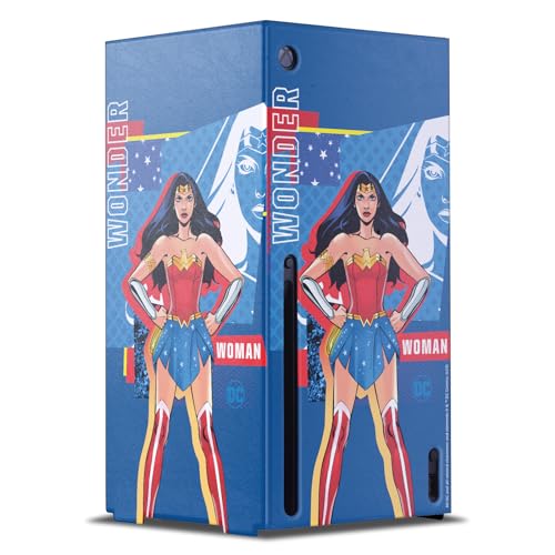 Skin Xbox Series X Wonder Woman Head Case Designs autocollant console