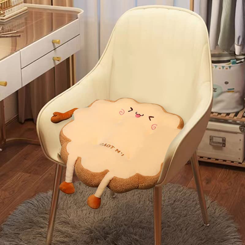 Amazon.com: lumogeva Toast Seat Cushion Bread Pillow with Naughty