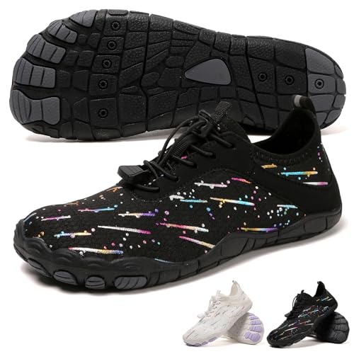 Hike Barefoot Shoes Womens Men,Unisex Barefoot Water Shoes Breathable, Anti-Slip Hiking Footwear for Athletic Wide Toe Shoe Footwear for Hiking, Walking, Running, Yoga, and Water Sports