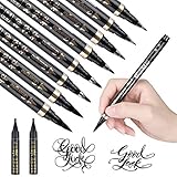 2.Kalligraphiestift verwendet ungiftige schwarze Pigmenttinte auf Wasserbasis.