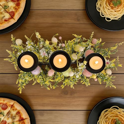 Porte-Bougies de Pâques haut de gamme pour support de table décoratif - 3