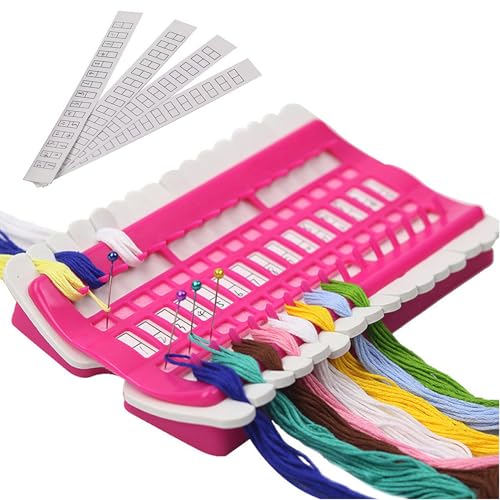 SANTUO Floss Organiser for Embroidery Thread 30 Positions Plastic Cross Stitch Accessories Storage Box