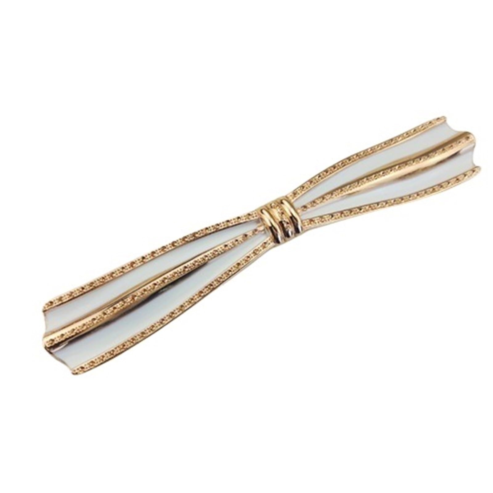 HUWOYG 4 Pcs Bowknot Furniture Handle Kitchen Cabinets Door Knobs Drawer Wardrobe Cupboard Dresser Pulls for Cupboards Wardrobe(Gold-128mm A)
