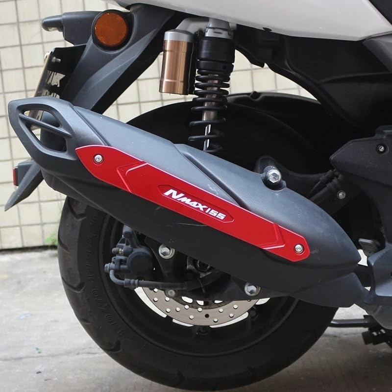 Boîtier tuyau d'échappement moto isolant et couvercle de protection 155