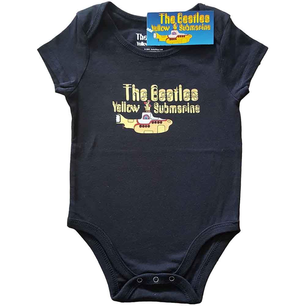 Générique The Beatles Yellow Submarine Logo And Sub Official 0TB 24 Months Size XX Large (24 months), Black, One Size, Black