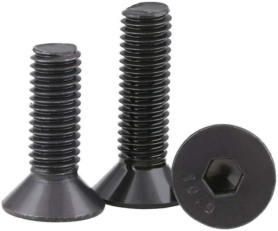 M2 / 2mm Flat Head Socket Cap Screws Allen Bolts High Tensile 10.9 Grade Alloy Steel (NO.455)(M2 x 30mm,10Pcs)