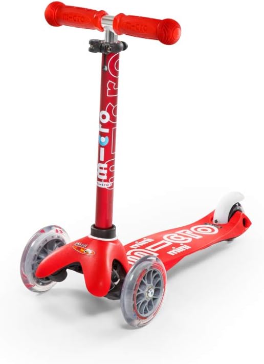Micro Mobility Trottinette Mini Deluxe Rouge Trottinette Enfant Au Design Original Apprentissage De L Equilibre En Douceur De 2 A 5 Ans Rouge Amazon Fr Jeux Et Jouets